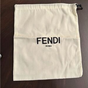 FENDI Roma Storage Drawstring Dust Bag 12" x 10.0” Authentic